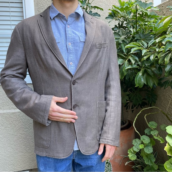 Brown Armani Collezioni wool jacket - Picture 9 of 12